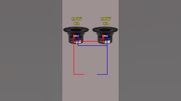 Speaker parallel connection #electronic #diy#shorts #electric
