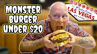 Biggest Hamburger in Vegas For Under $20
