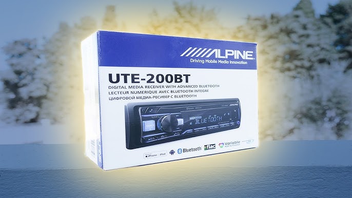 Alpine - UTE-204DAB DIGITAL MEDIA RECEIVER MIT DAB+ UND BLUETOOTH