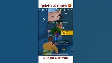 Quick 1v5 clutch 🥵 #shorts #youtubeshorts #pubgmobile #pubg #gaming