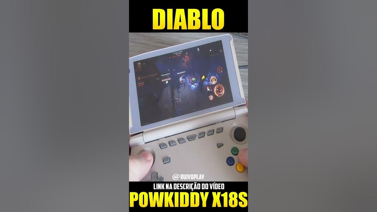 Powkiddy X18S rodando Diablo Imortal #powkiddy #anbernic #x18s #diablo