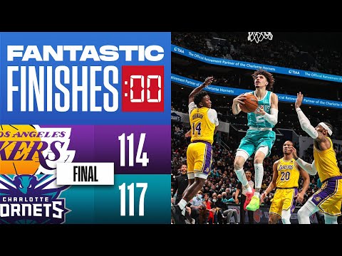 Final 2:37 WILD ENDING Lakers vs Hornets 🔥🔥