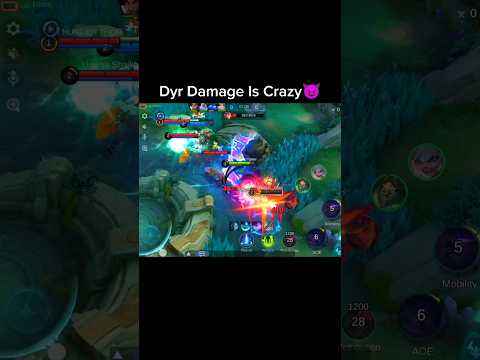 Dyr Damage Is Crazy 🤯💀 #mobilelegends #mlbb