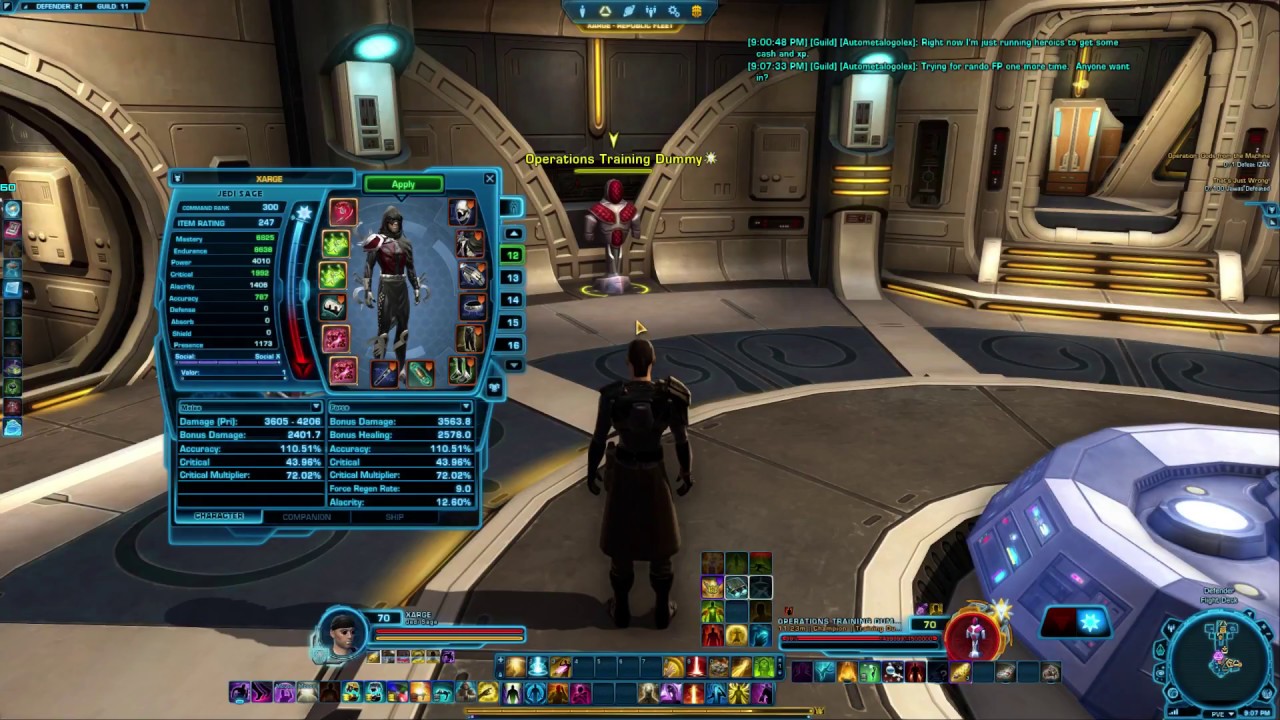 SWTOR Sage Patch 5.9 8300 DPS YouTube