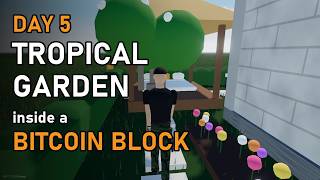 Building a Villa in a Bitcoin Game: Tropical Garden | Day 5 screenshot 4