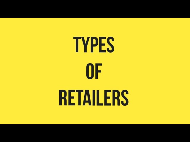 different types of small scale retailers