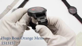 boss orange 1513157 men's new york wristwatch