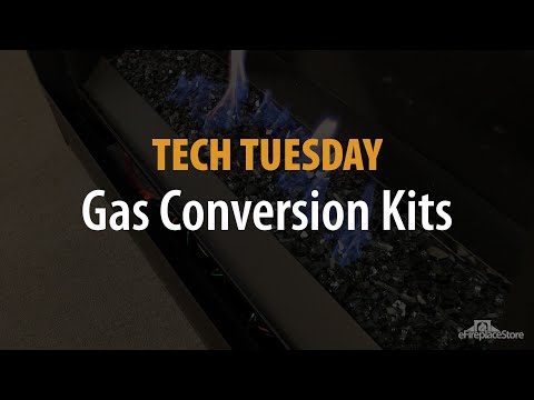 Video thumbnail: Gas fireplace conversion