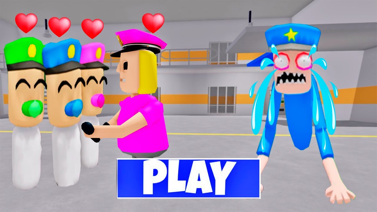 SECRET UPDATE | BABIES FALL IN LOVE WITH POLICE GIRL? SCARY OBBY ROBLOX ...