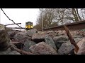 Fast greater anglia class 317 passes above camera