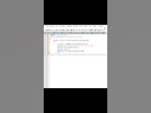 Reversing a String in java (With comments) #shorts #short #coding # ...