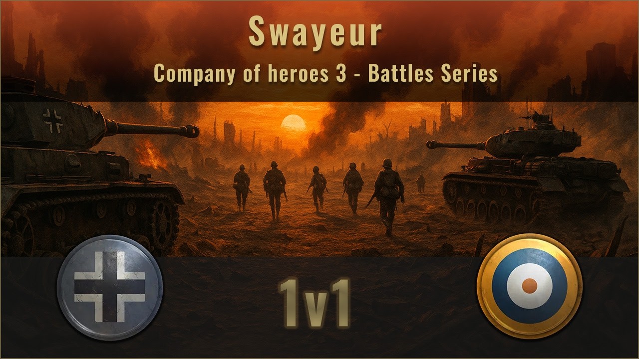 Swayeur // COH3: 1v1 - WEHR vs UK | Villa Fiora | BG Luftwaffe #1v1