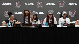 WBB Postgame: (Iowa) South Carolina Press Conference 04/07/24