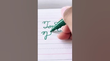 Signature idea for the beautiful name Toni Hoskie  #shortsyoutube