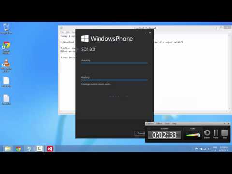 Windows phone sdk 8 Installation