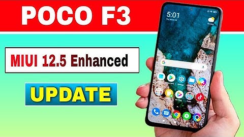 POCO F3 gets MIUI 12.5 Enhanced Edition Update