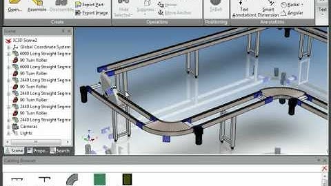 Assembly Line SmartAssembly in IRONCAD COMPOSE