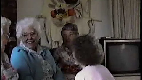 1991 04 28 Martha Ellison's 80th  birthday gatheri...