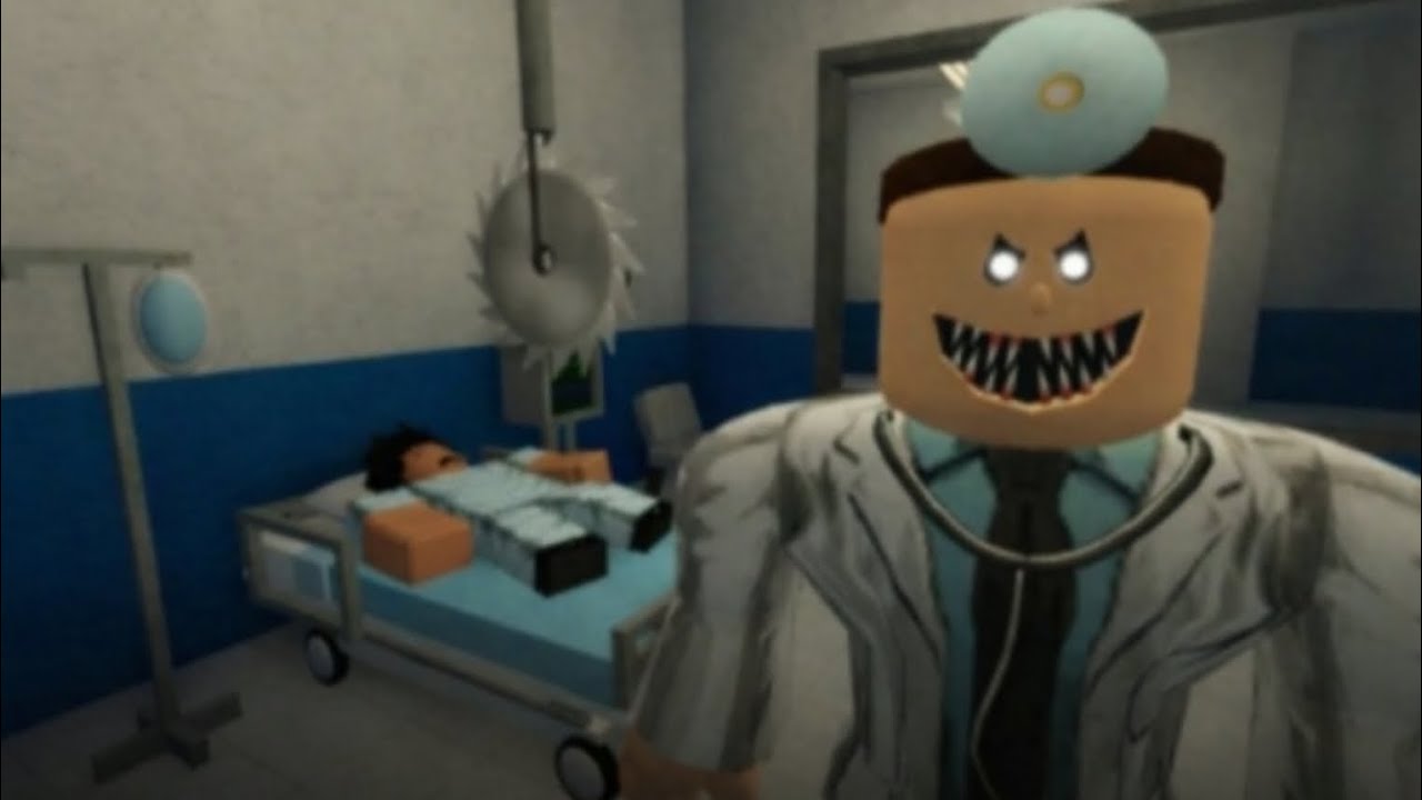 Gw di jenguk temen gw dan ini lah yg terjadi -Roblox DR. DAVID'S HOSPITAL RUN! (SCARRY OBBY)