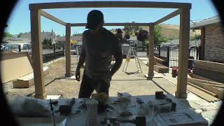 Costco Gazebo Assembly by CDI Services San Jose, Time Lapse.