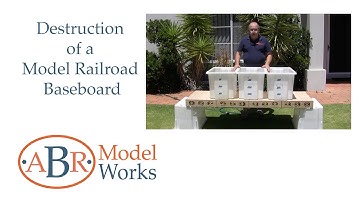 Destruction of a Model Railroad Baseboard