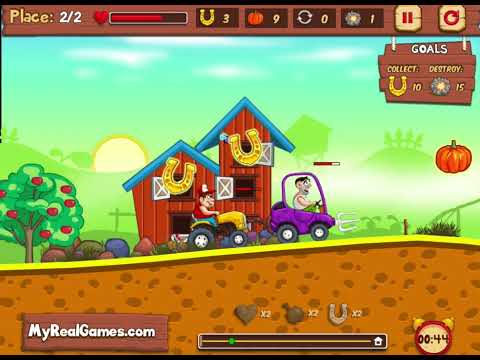 Crazy Racers Level 1 USA Player 01 MyRealGames.com Part 1