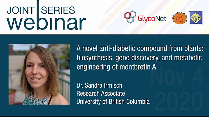 GlycoNet/#ACSCAR...  Webinar ft. Dr. Sandra Irmisch