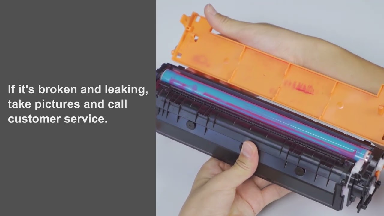 How to fix Toner cartridge leakage problem？