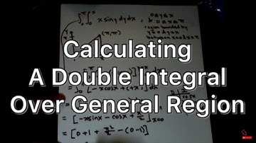 Calculating a Double Integral over General Region - Calculus Integration - Example 1