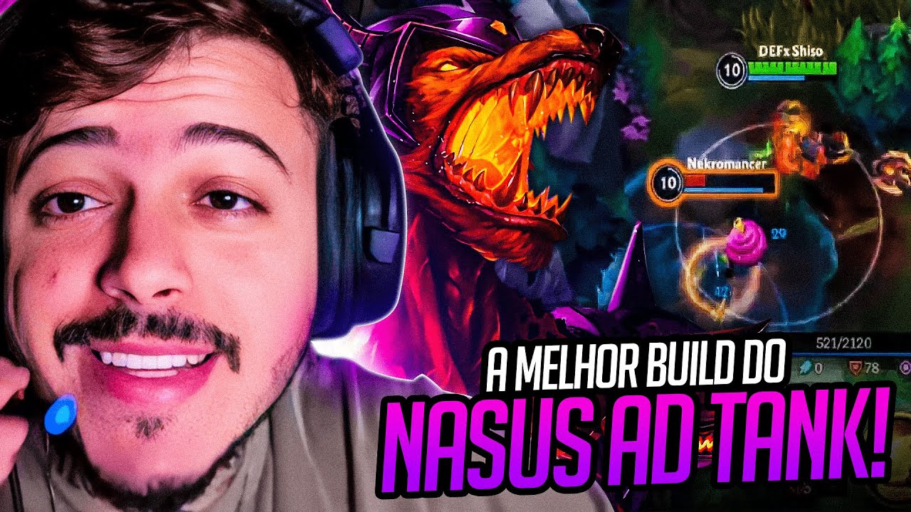 MELHOR BUILD DO NASUS AD TANK - WILD RIFT - YouTube