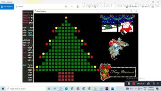 Christmas wishes  || Python turtle programming || Python for beginners #python #pythonbypooja