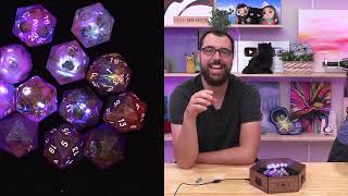 Wireless LED dice aftershow