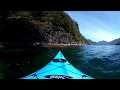 Kayaking up a B.C. fiord. 360 VR