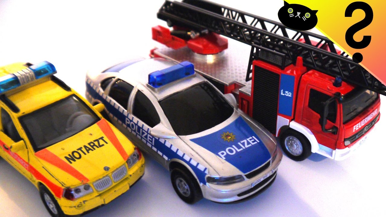 Spielzeug Auto Einsatzfahrzeug Polizeiauto Zum Zusammenbauen Polizeiwagen