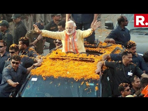 WATCH: PM Narendra Modi's Mega Roadshow In Ranchi, Jharkhand