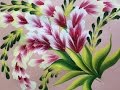 One Stroke Painting- Shell Stroke Simple Decorative Flowers