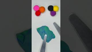 How To Create New Colors Satisfying Color Mixing #shorts