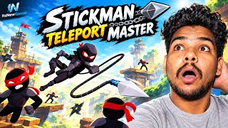 Stickman Teleport Master Gameplay 🔥 New Ninja Game | ItsNewGamer