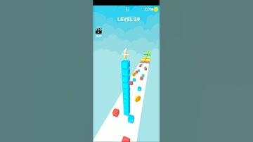 Cube Stacker Surfer 3d - Gameplaywalkhthrough all levels #shorts #android