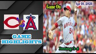Los Angeles Angels vs Cincinnati Reds inning 3-4 Game Highlights 10/4/2026-MLB Season 2026 screenshot 1