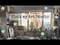 Art Studio in Glastonbury UK - come and visit my studio post lockdown.