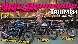 2021-2022 Triumph New Bonneville T120, T100 Street Twin Review [Eng Sub]