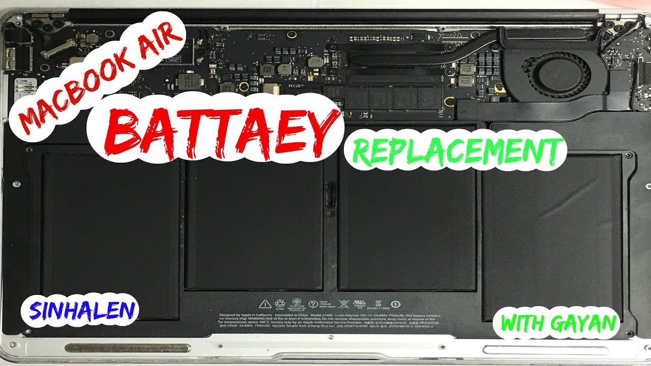 macbookair4 2 battery replacement