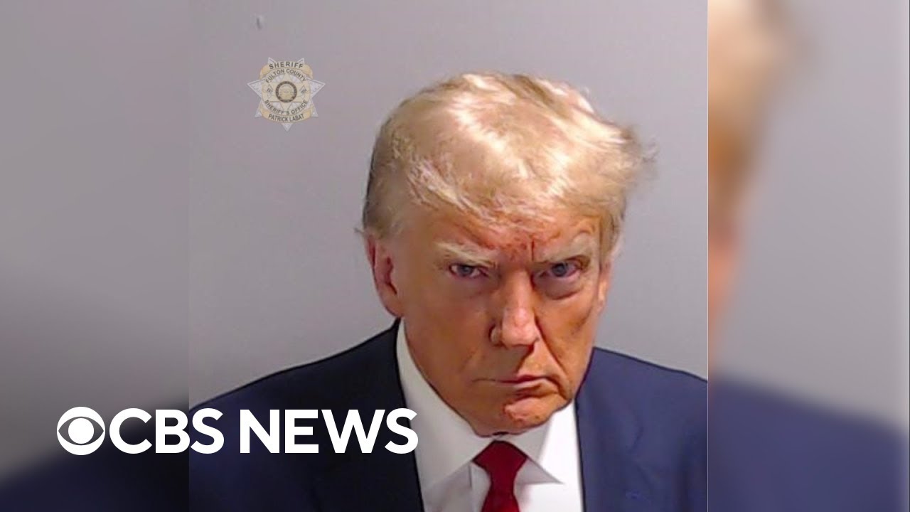 Trump's Mug Shot Is Released After Booking at Fulton County Jail