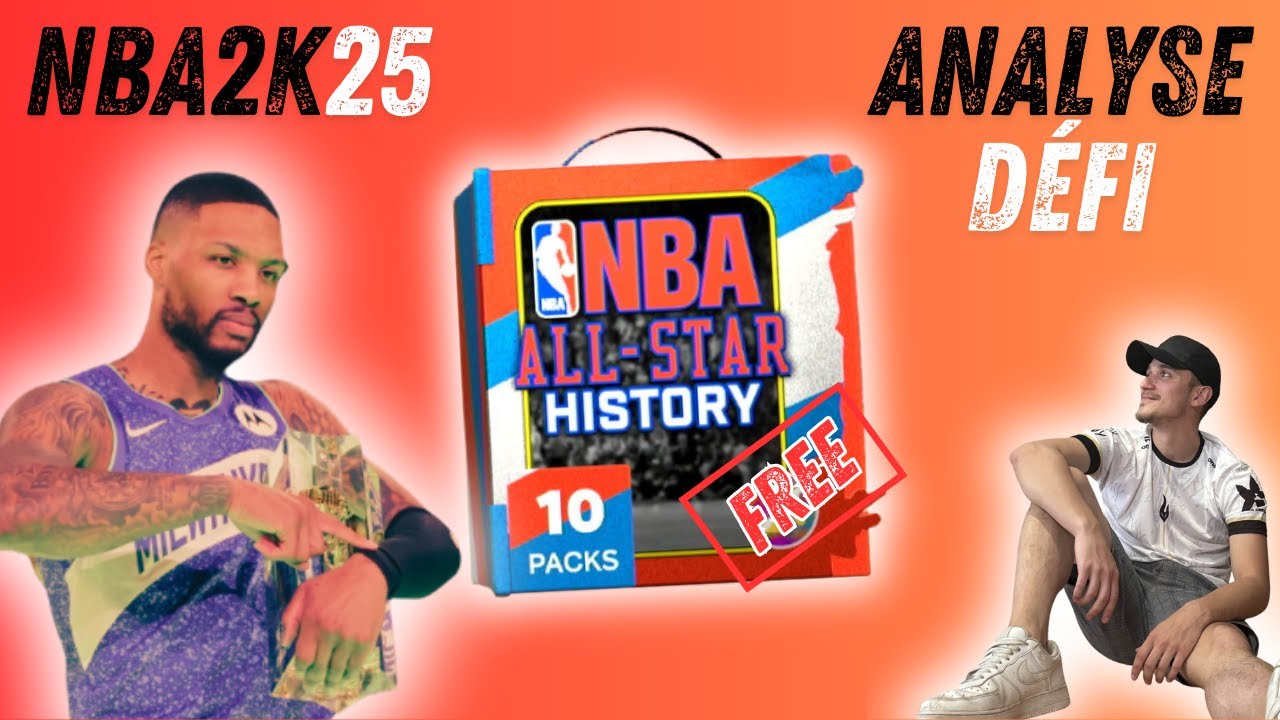 Analyse défi Box de 10 AllStar History Gratuite ! NBA2K25 MyTEAM - YouTube