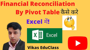 Pivot Table Financial Reconciliation | How to identify incorrect data by Pivot Table| #excel