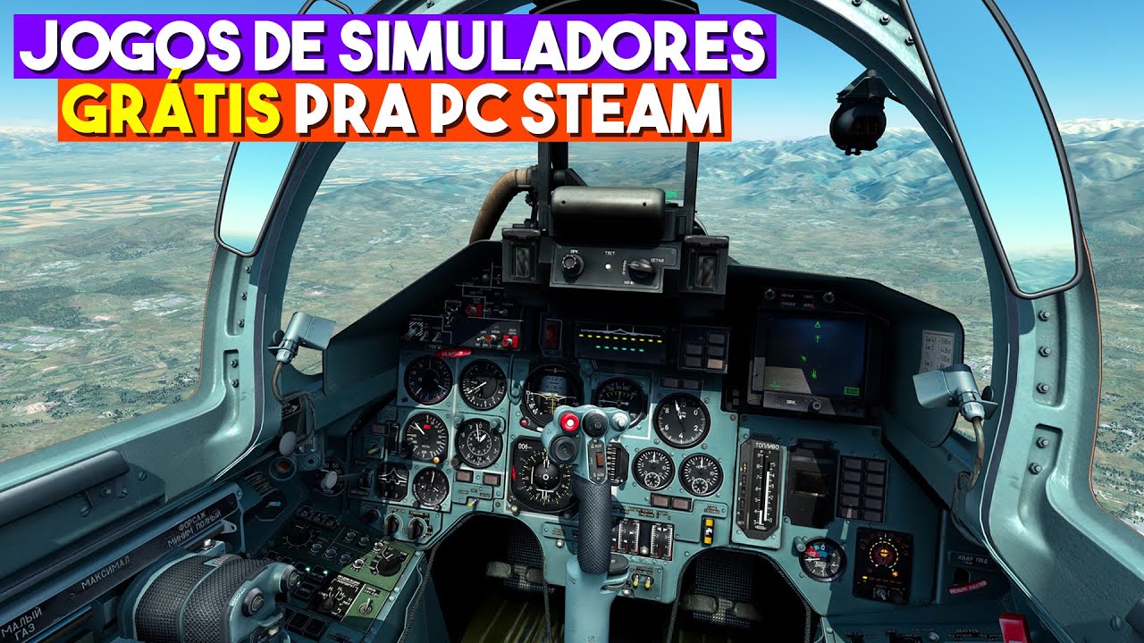 TOP 10 MELHORES JOGOS DE AVIÃO PARA PC STEAM 2022! 