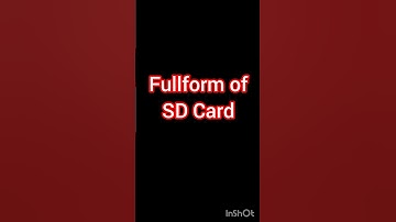 Fullform of SD Card #mobile #knowledge #computereducation #computer