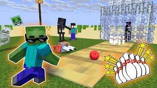 Minecraft Animation: BOWLING CHALLENGE!