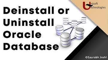 Deinstall Or Uninstall Oracle Database From Windows 10 or Windows 11